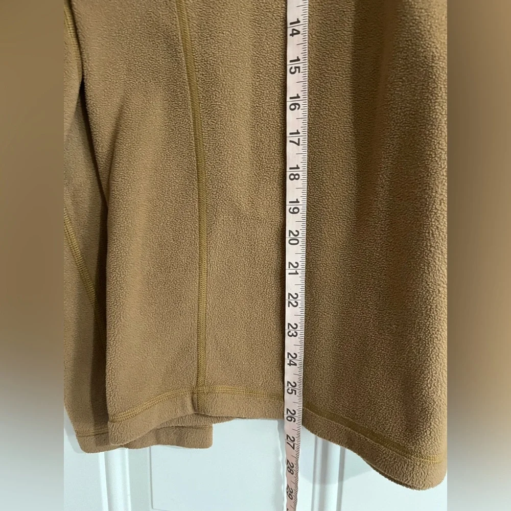 The North Face Polartec Classic 1/4 Zip Fleece Pullover Jacket Tan Outdoor Men M